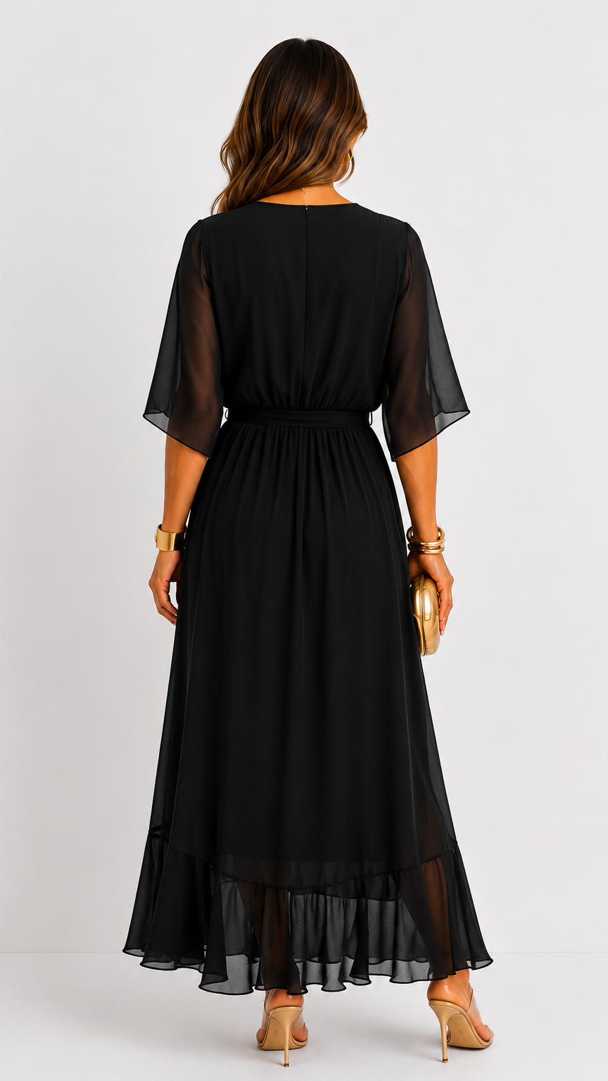 Camie | Elegant Floral Print Maxi Dress