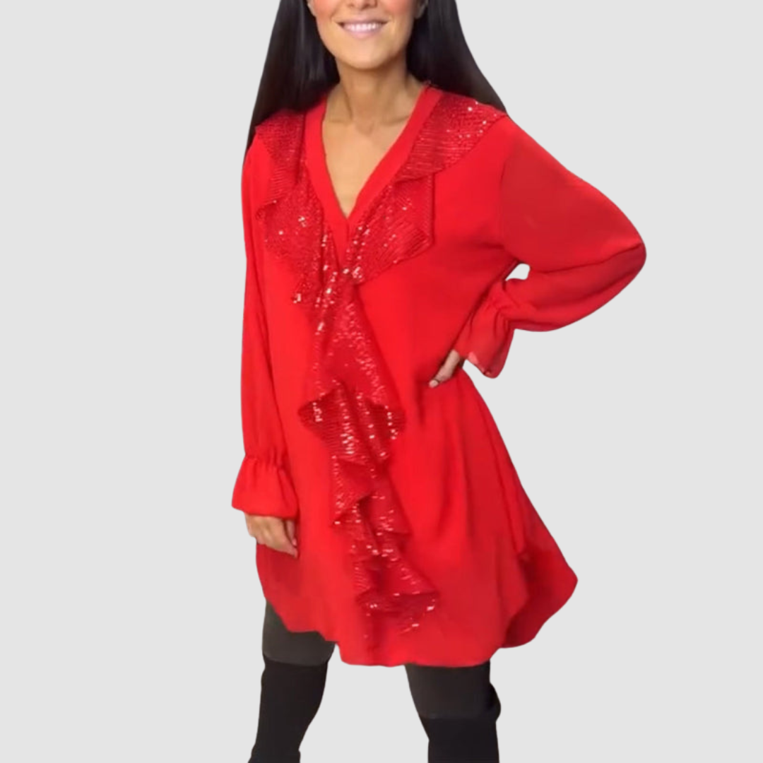 Elain | Elegant Ruffled Blouse