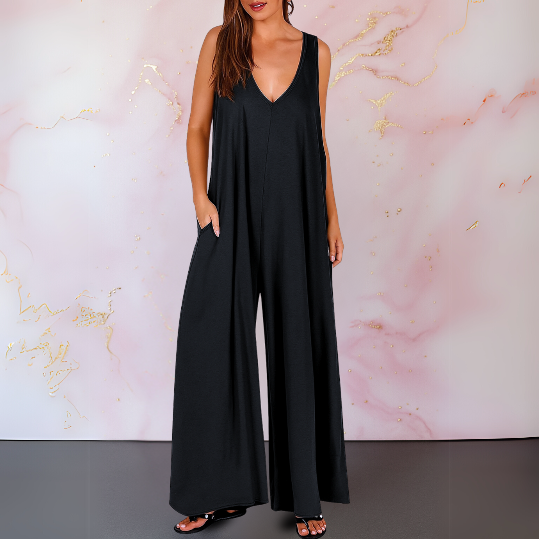 Nella | Comfy V-Neck Jumpsuit