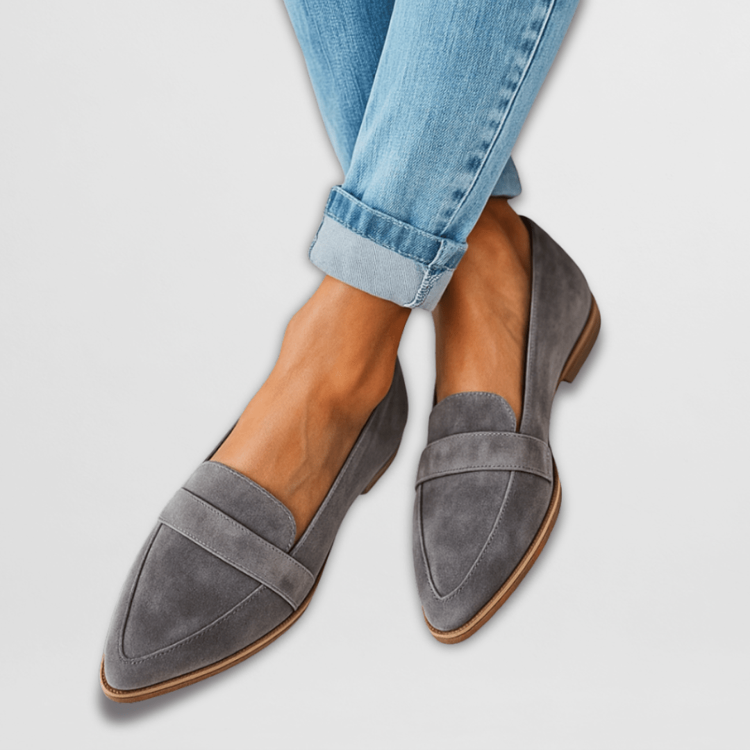 Amy's Wardrobe | Soft Suede Orthopedic Loafers