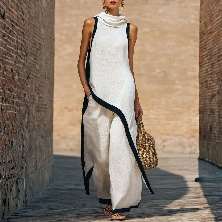 Glenna Elegant Set | Chic Knit Maxi Dress