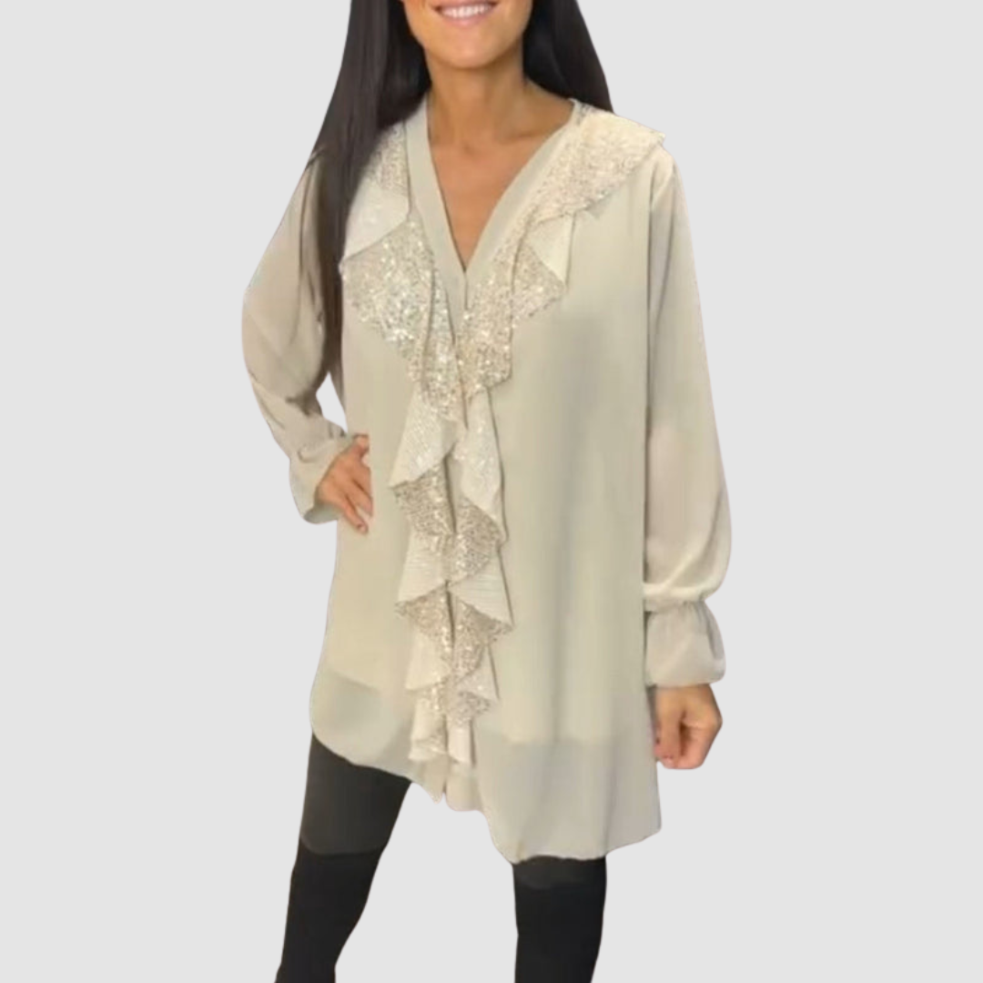 Elain | Elegant Ruffled Blouse