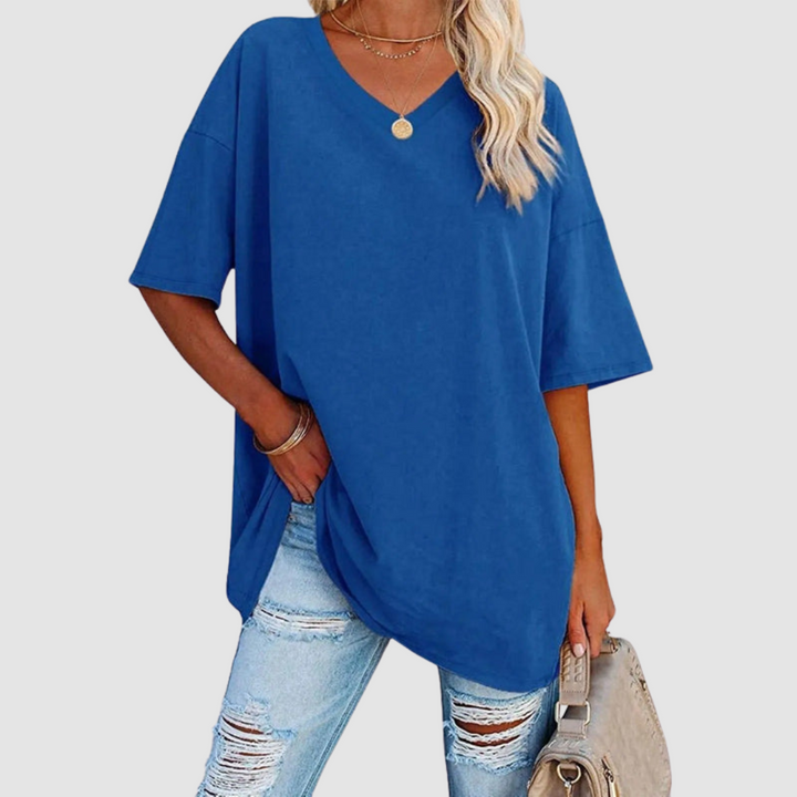 Gabrielle | Elegant V-neck Knit Top