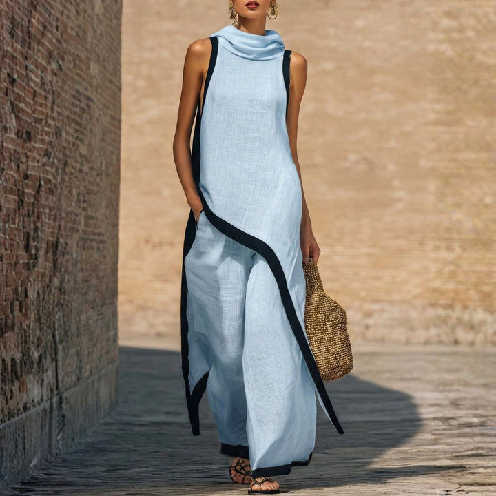 Glenna Elegant Set | Chic Knit Maxi Dress
