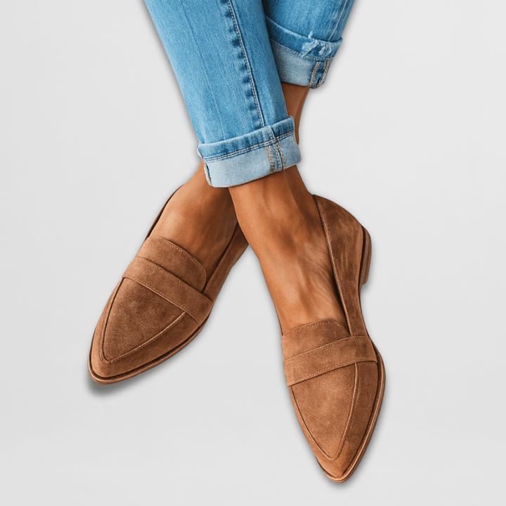 Amy's Wardrobe | Soft Suede Orthopedic Loafers