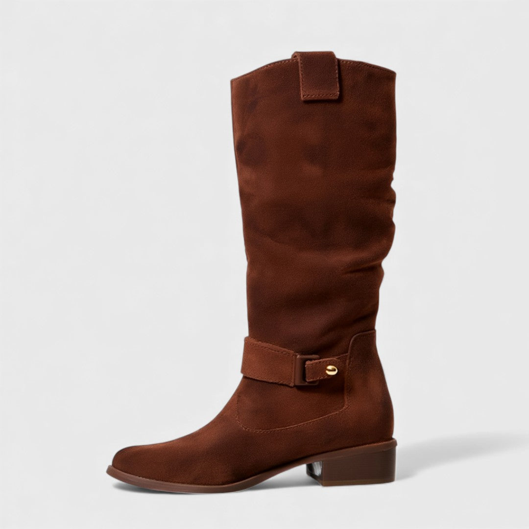 Bree™ Elegant Boots | Chic Leather Ankle Boots