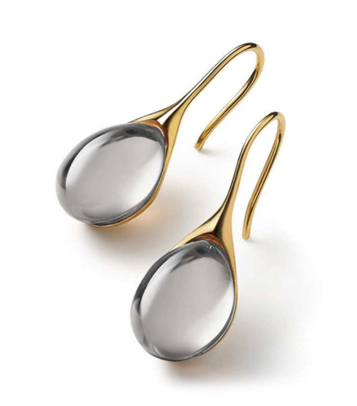 Glass Teardrop Earrings | Elegant Design, Statement Jewelry
