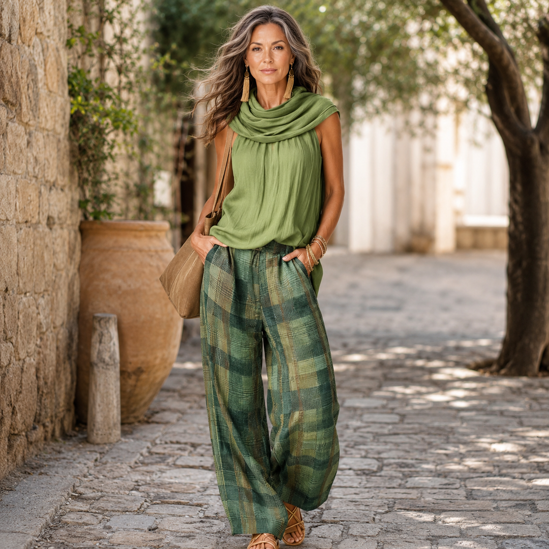 Ethalyn Relaxed Set - Casual Knit Top and Bottom Set
