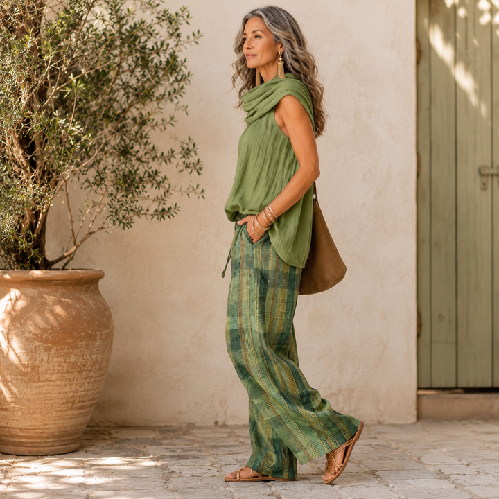 Ethalyn Relaxed Set - Casual Knit Top and Bottom Set