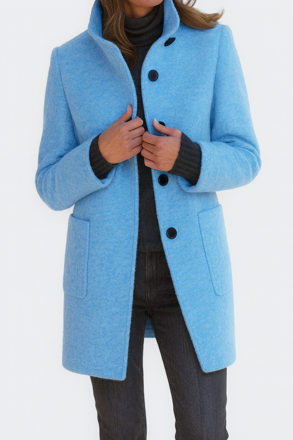 Safa - Elegant Three Quarter Coat