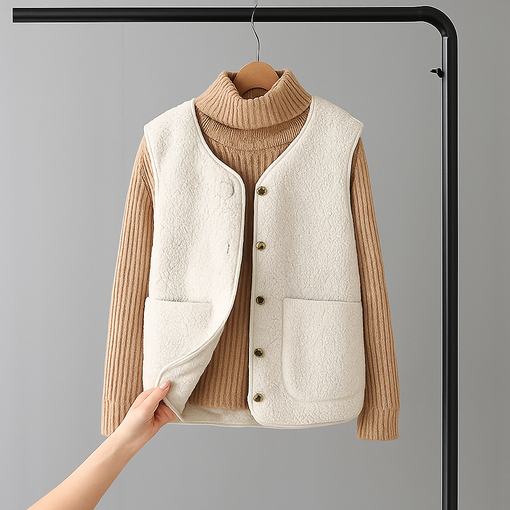 Gae - Soft Sleeveless Cardigan