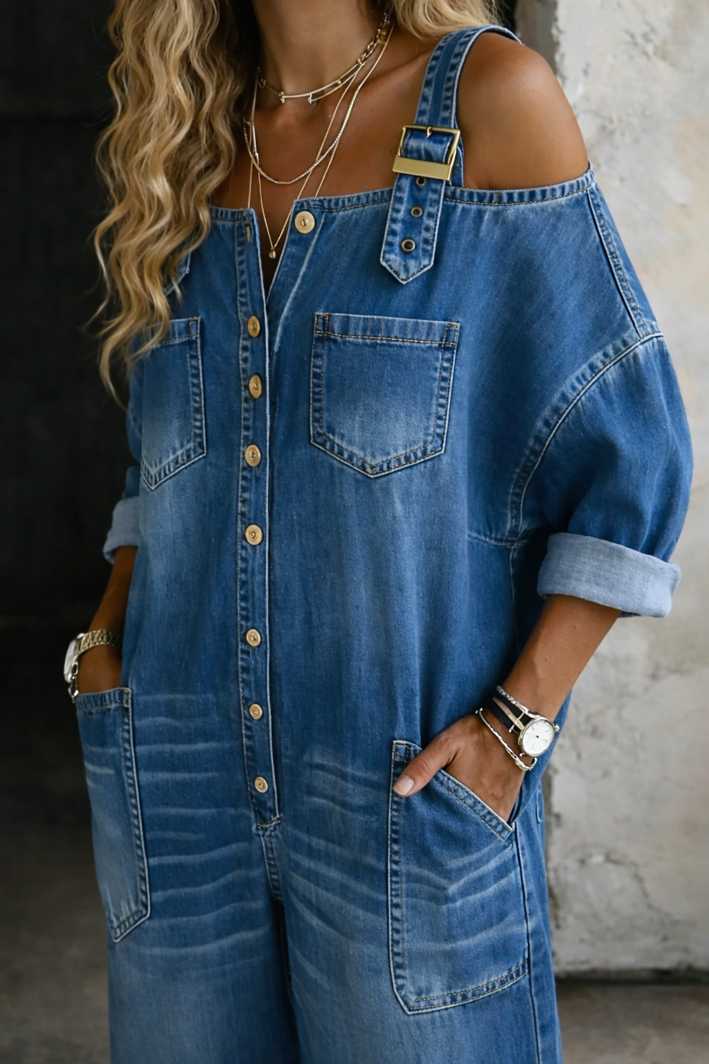 Amy's Wardrobe | Off-Shoulder Jumpsuit