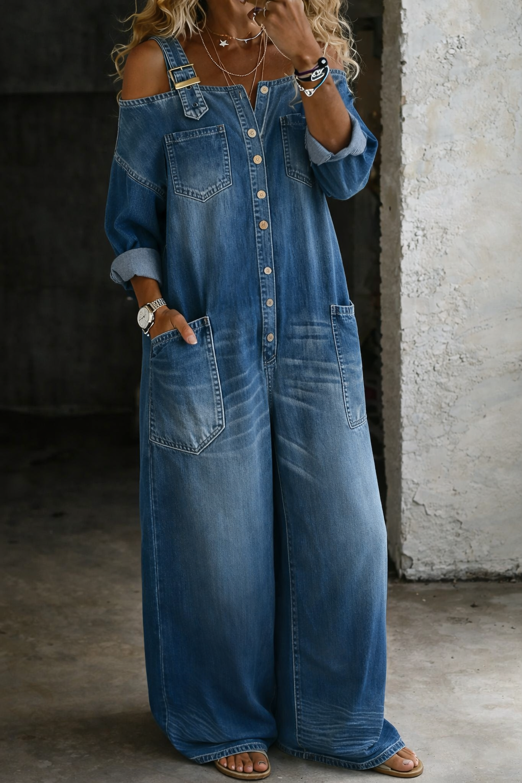Amy's Wardrobe | Off-Shoulder Jumpsuit