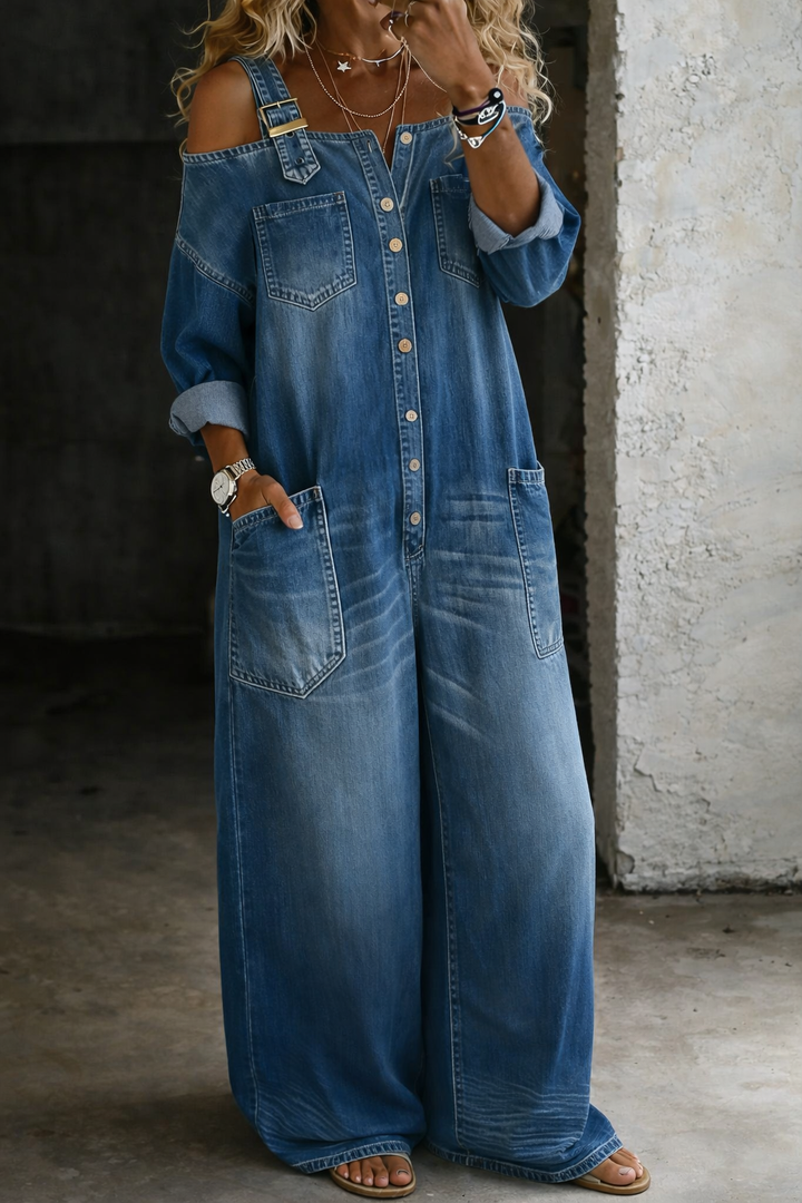 Amy's Wardrobe | Off-Shoulder Jumpsuit