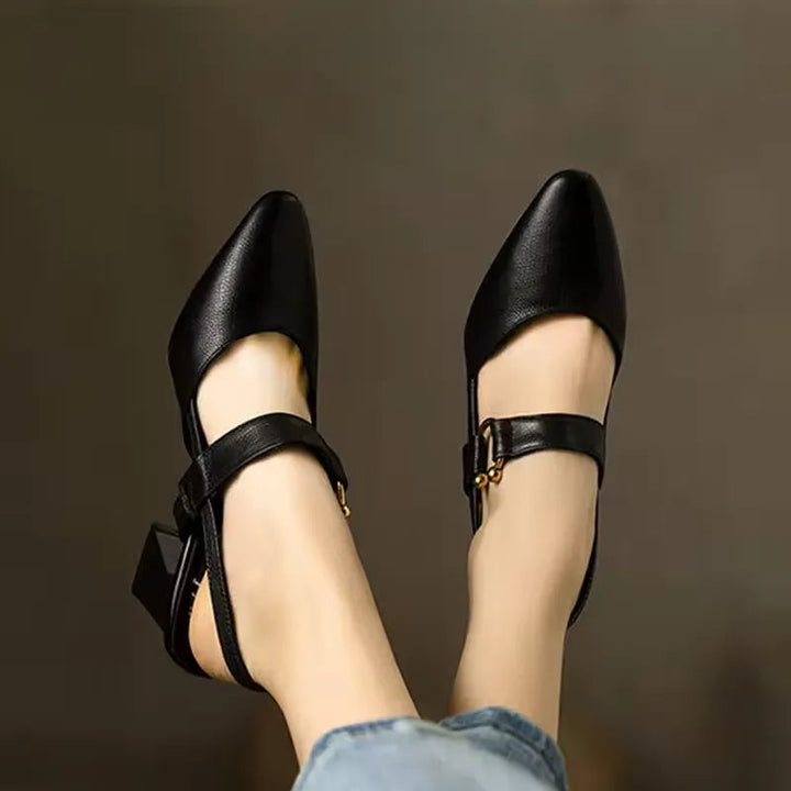 Divina Elegant Heel | Chic Leather High Heel