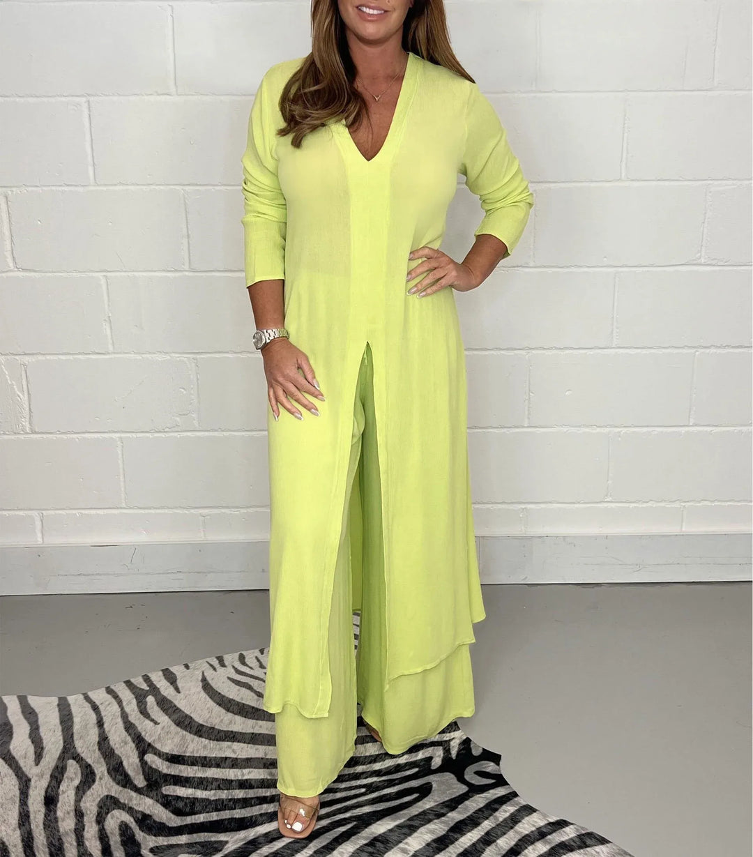 Cherly Comfy Set - Casual Knit Two-piece Outfit