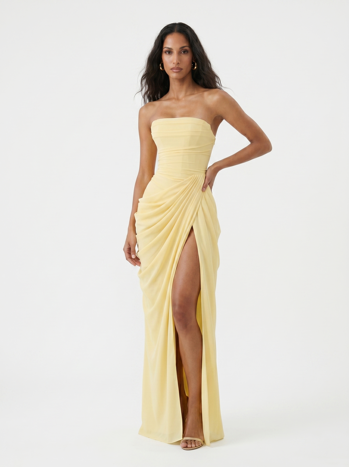 Shantelle | Elegant Three Quarter Sleeve Midi Dress