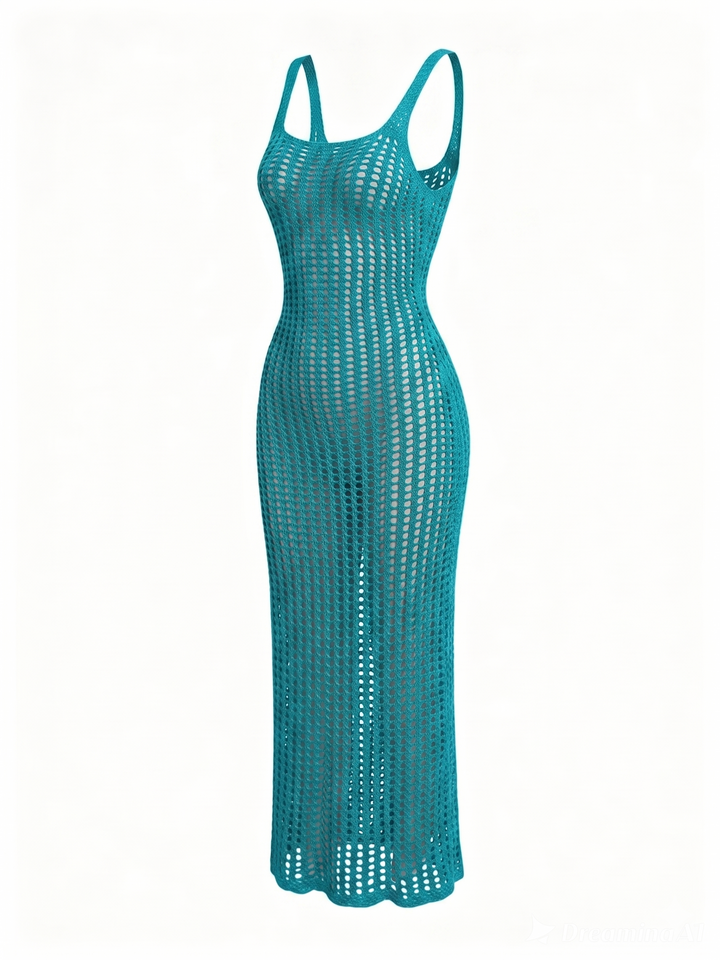 Amy's Wardrobe | Knit Dress with Slit Back