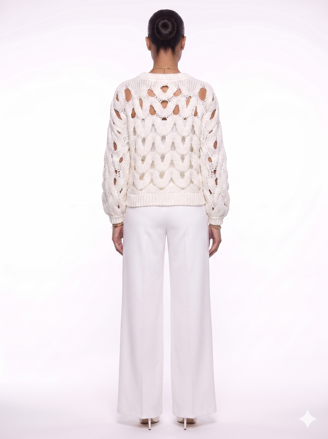 Amy's Wardrobe | Textured Knit Pullover Sweater