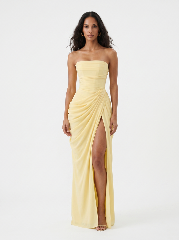Shantelle | Elegant Three Quarter Sleeve Midi Dress