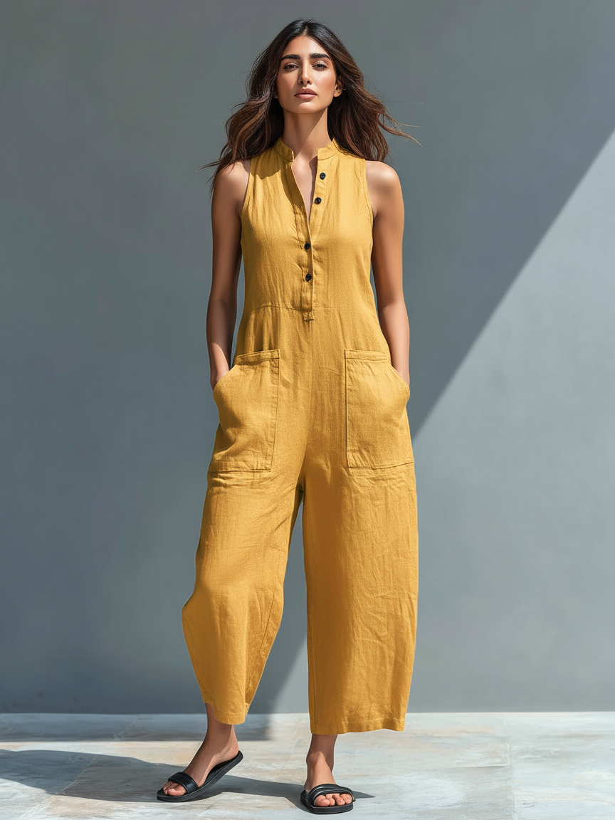 Lallie | Elegant Sleeveless Jumpsuit