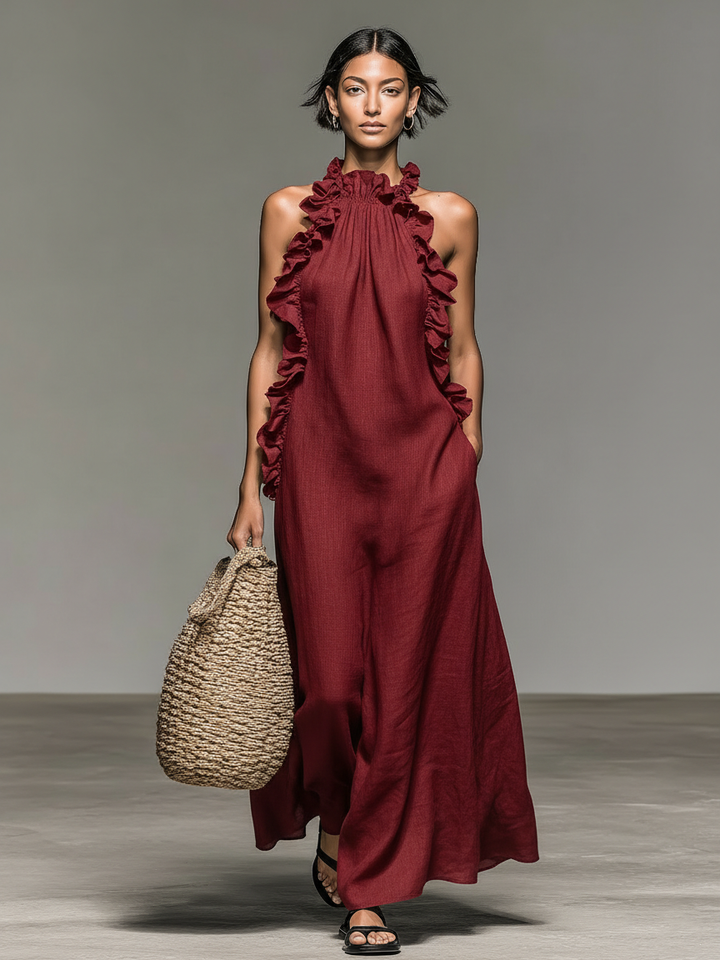 Gladys | Elegant Maxi Dress with Pockets