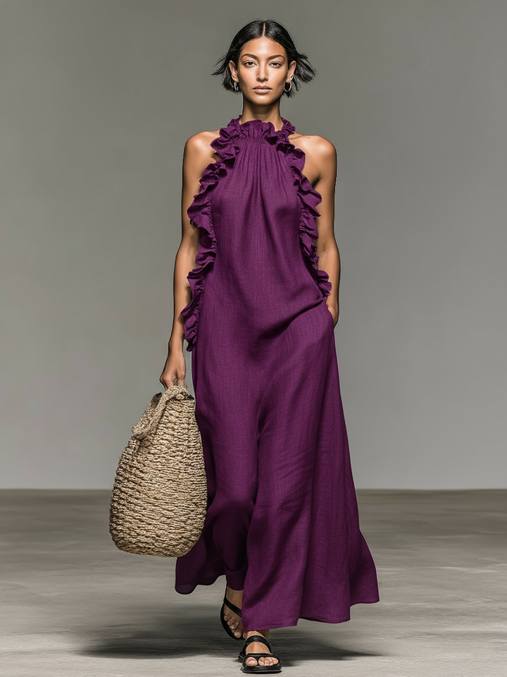 Gladys | Elegant Maxi Dress with Pockets