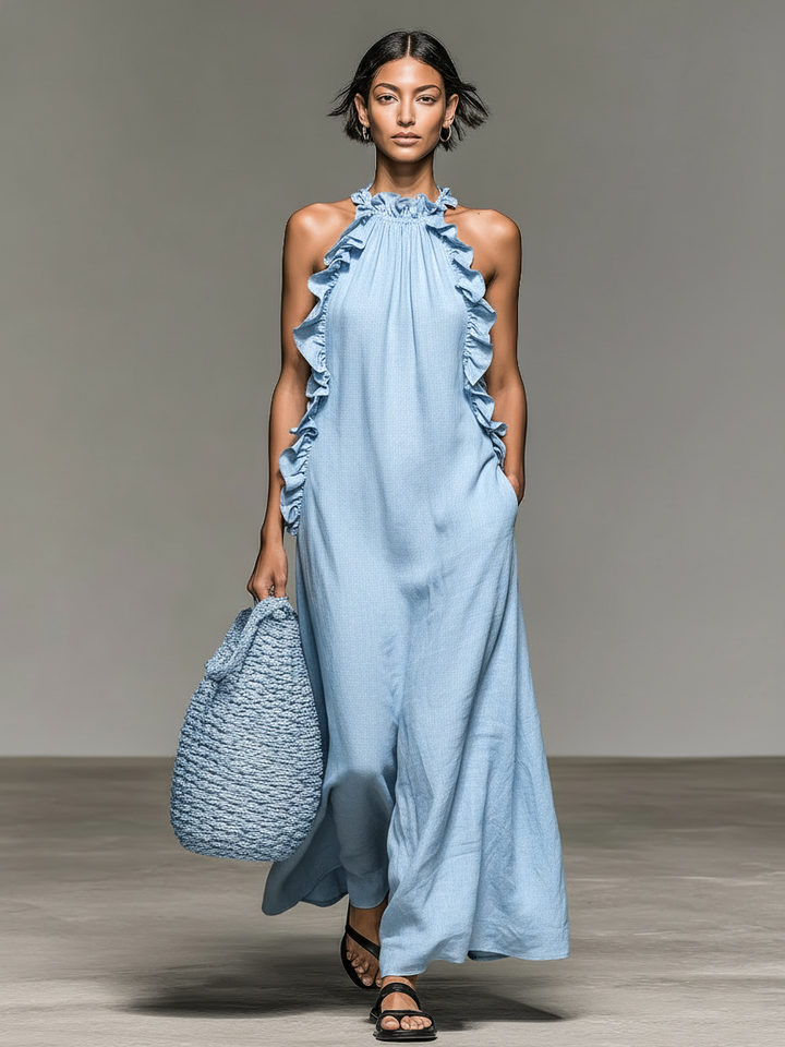 Gladys | Elegant Maxi Dress with Pockets