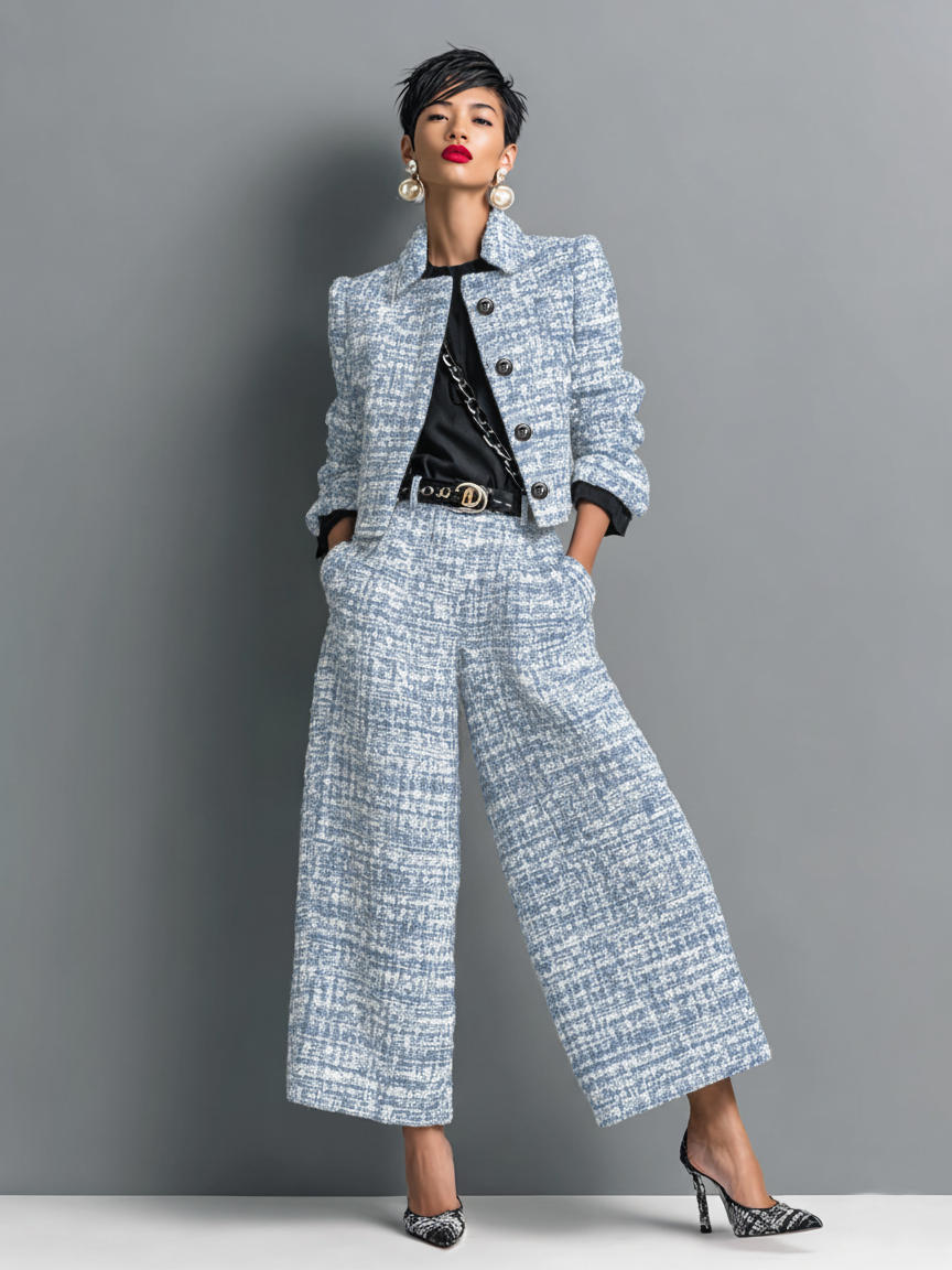 Akira - Stylish Two-Piece Set | Chic Knit Ensemble