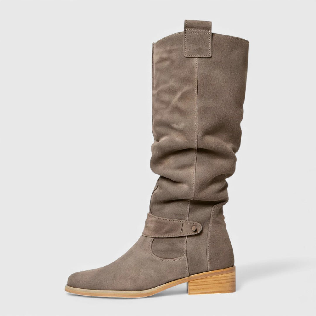 Bree™ Elegant Boots | Chic Leather Ankle Boots