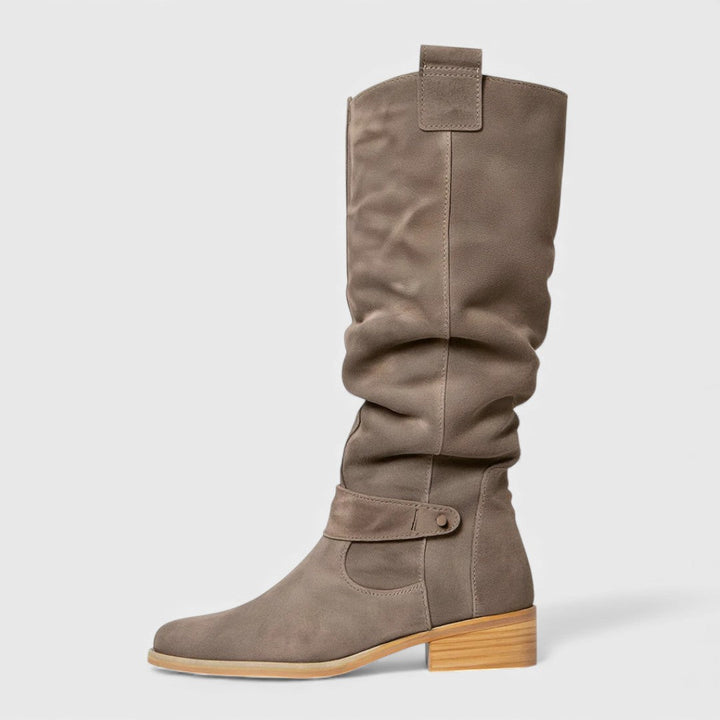 Bree™ Elegant Boots | Chic Leather Ankle Boots