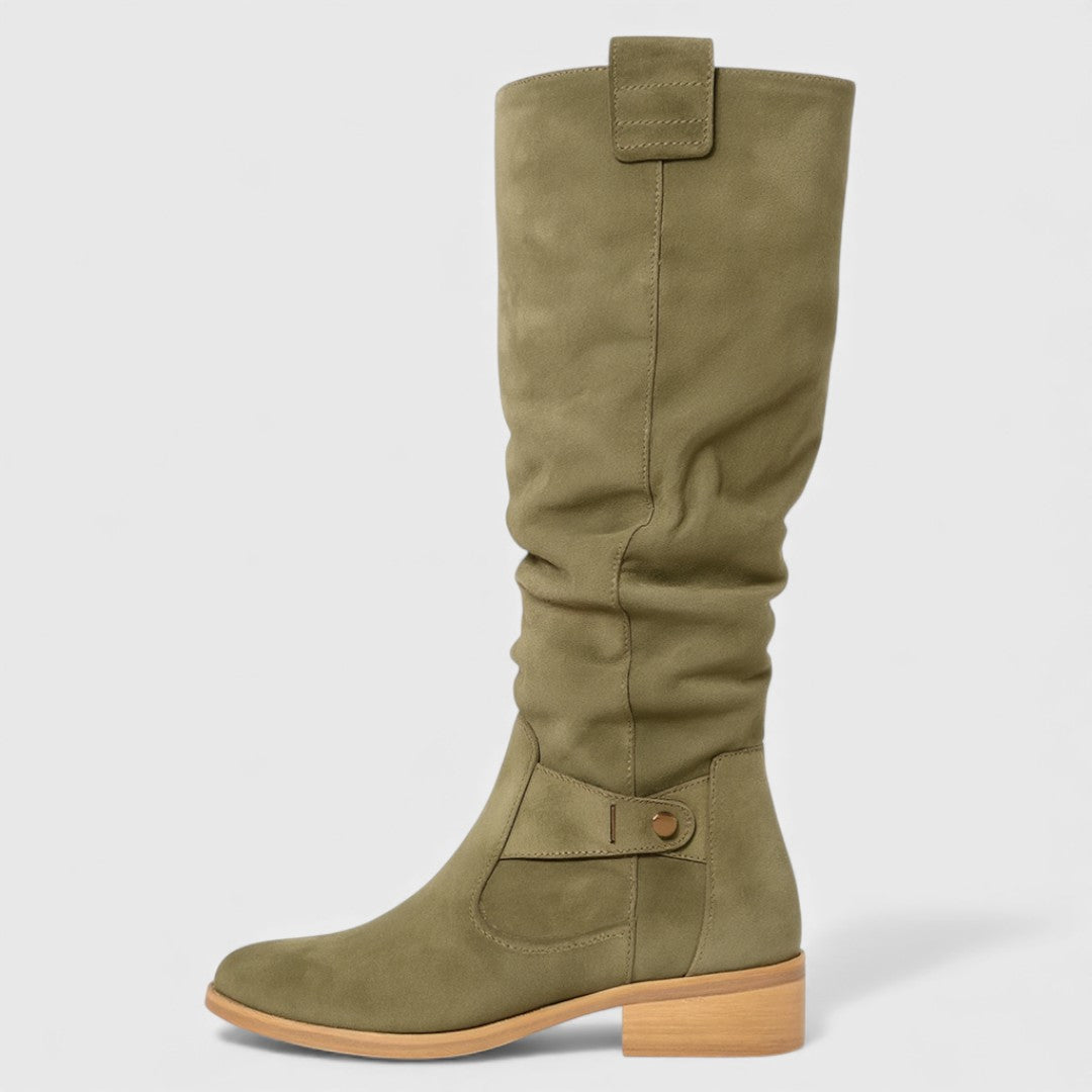 Bree™ Elegant Boots | Chic Leather Ankle Boots