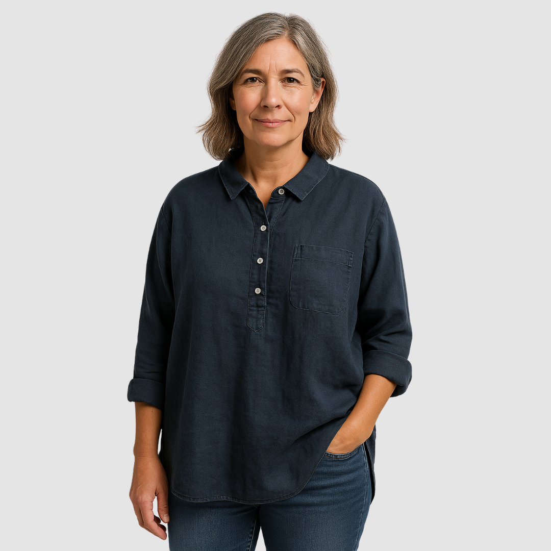 Lara - Timeless Breathable Three Quarter Blouse