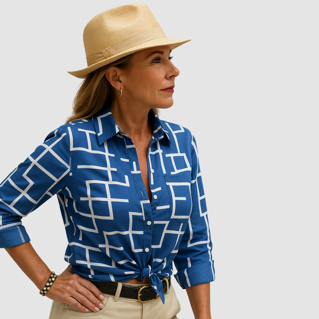 Mandy | Elegant breathable Three Quarter Blouse