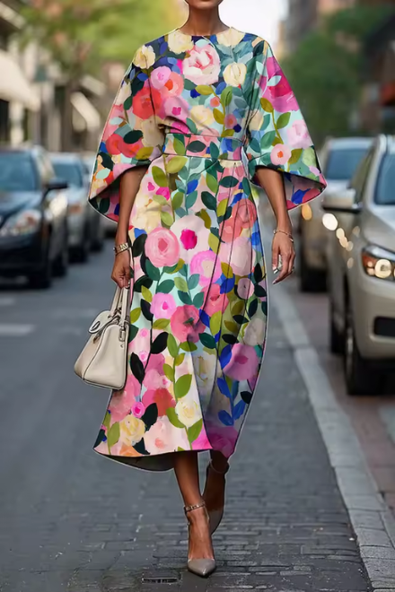 Amy's Wardrobe | Floral Midi Dress