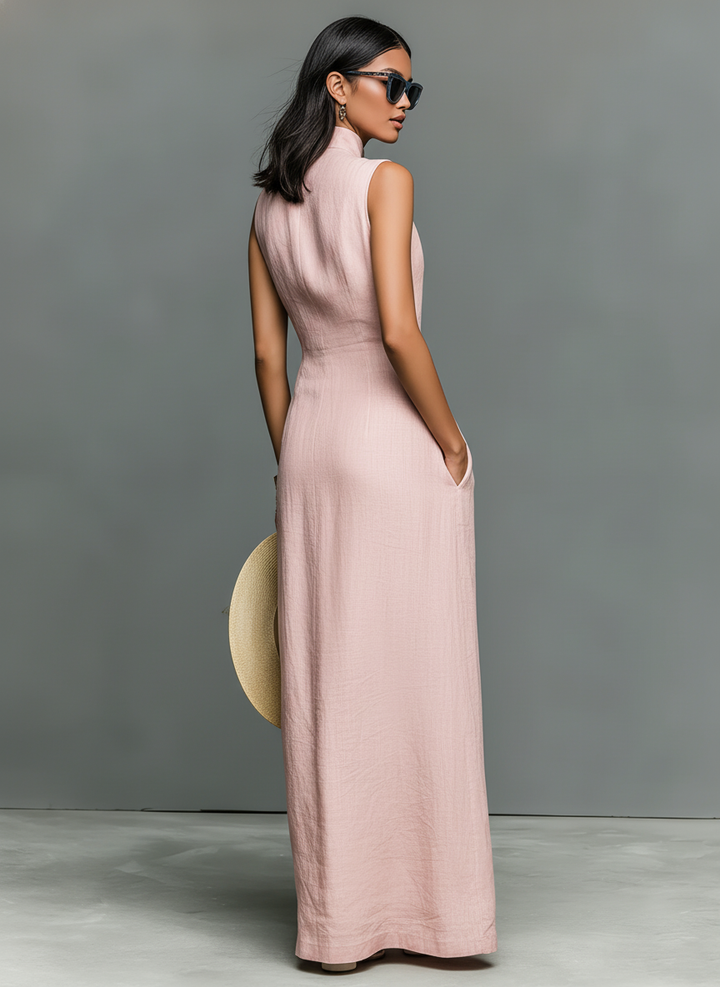 Kristie | Floral Print Chiffon Maxi Dress