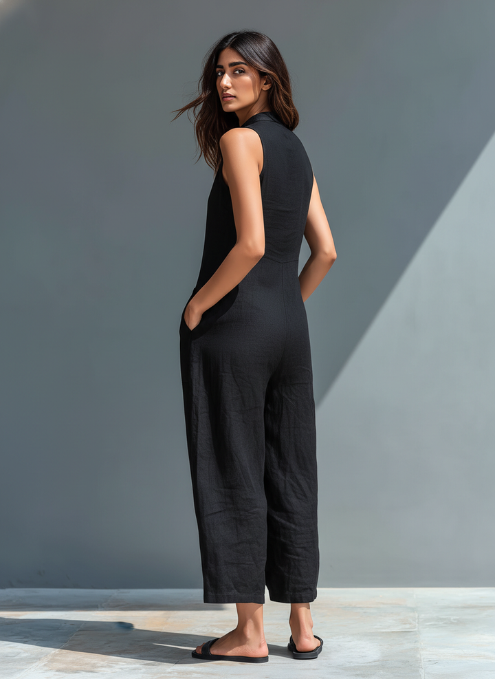 Lallie | Elegant Sleeveless Jumpsuit