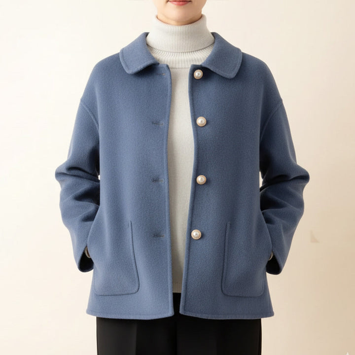 Meri Elegant Pearl Jacket - Chic Layering Piece, Sophisticated Style, Versatile Outerwear