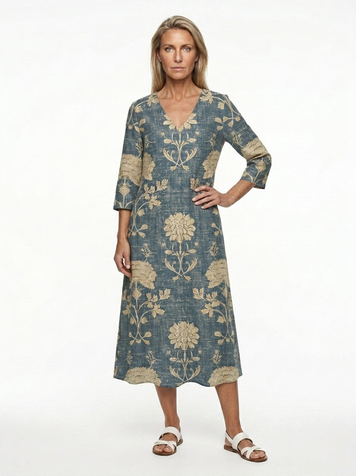 Amy's Wardrobe | Elegant Linen Dress