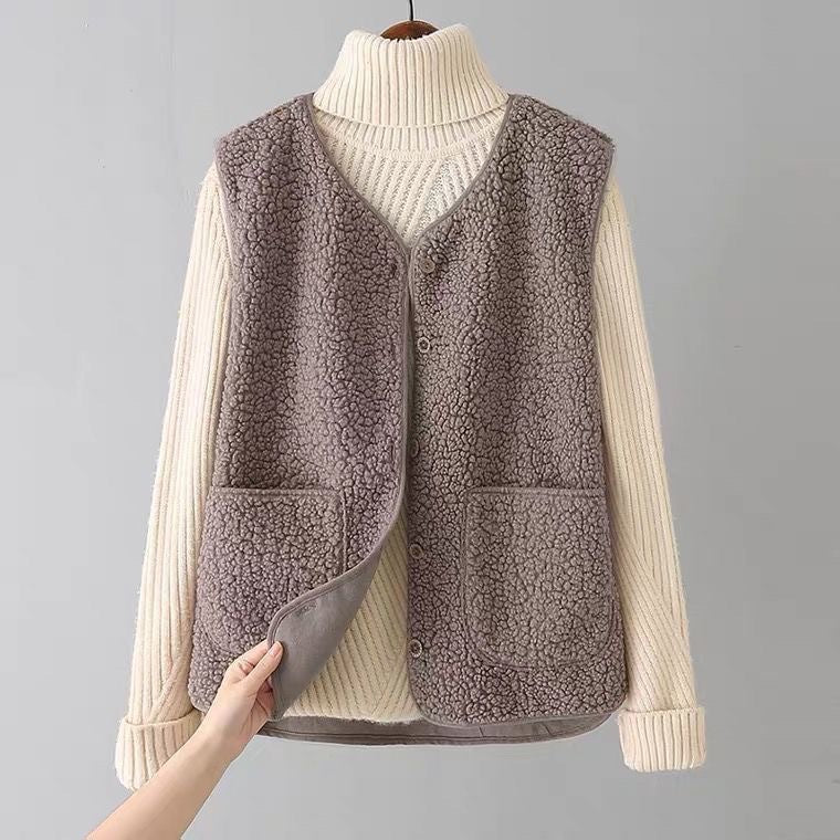 Gae - Soft Sleeveless Cardigan