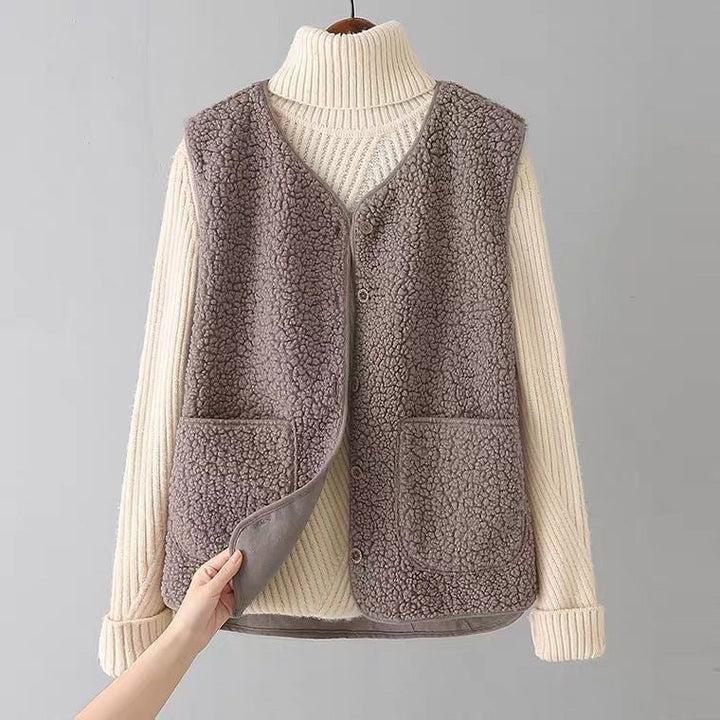 Gae - Soft Sleeveless Cardigan