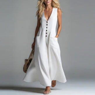 Rika | Floral Print Three Quarter Sleeve Maxi Dress