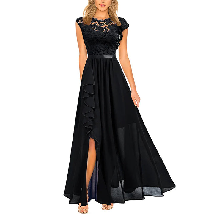 Ysabel | Elegant Chiffon Midi Dress