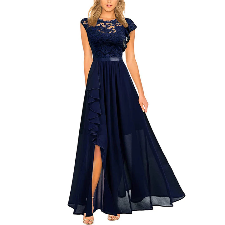 Ysabel | Elegant Chiffon Midi Dress