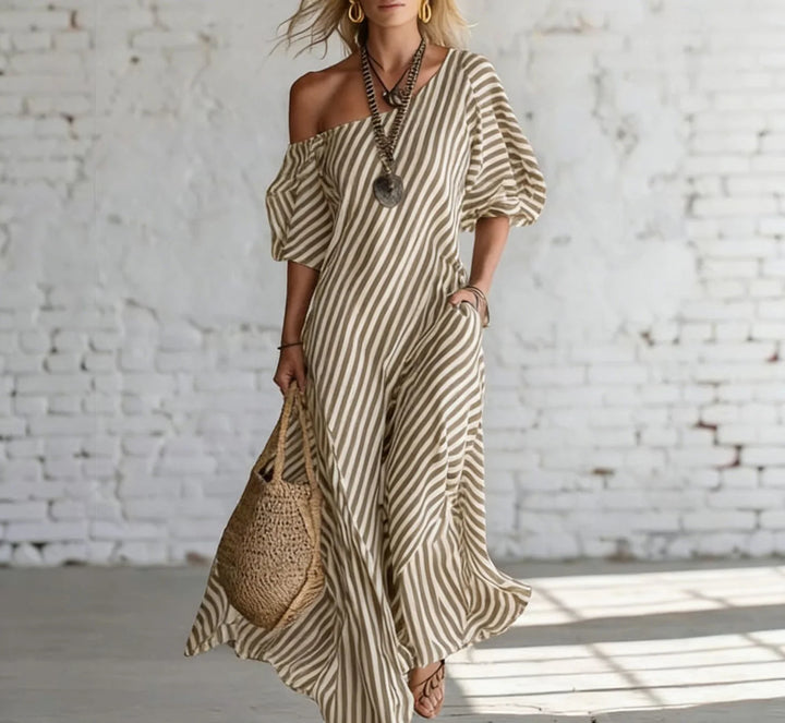 Alysha | Elegant Floral Print Maxi Dress