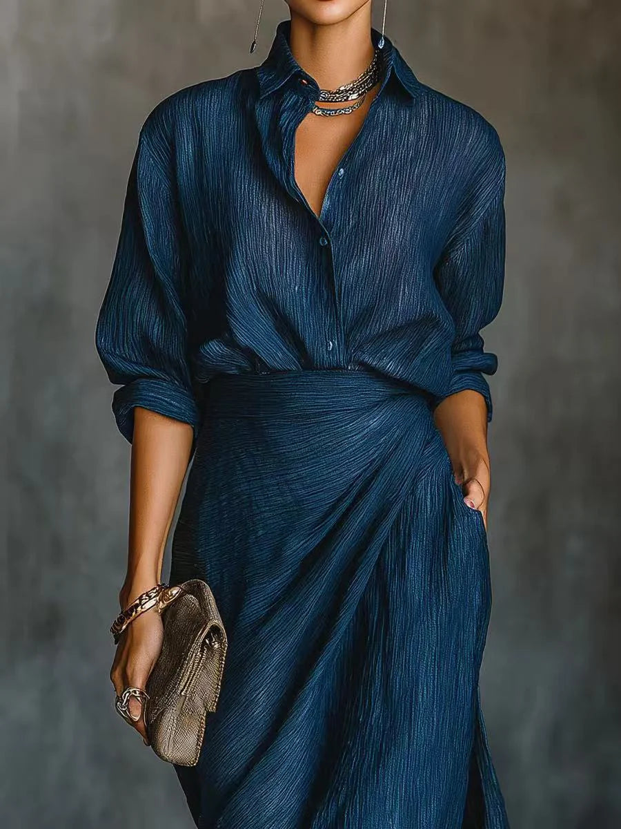 Maggy | Floral Print Three Quarter Sleeve Maxi Dress