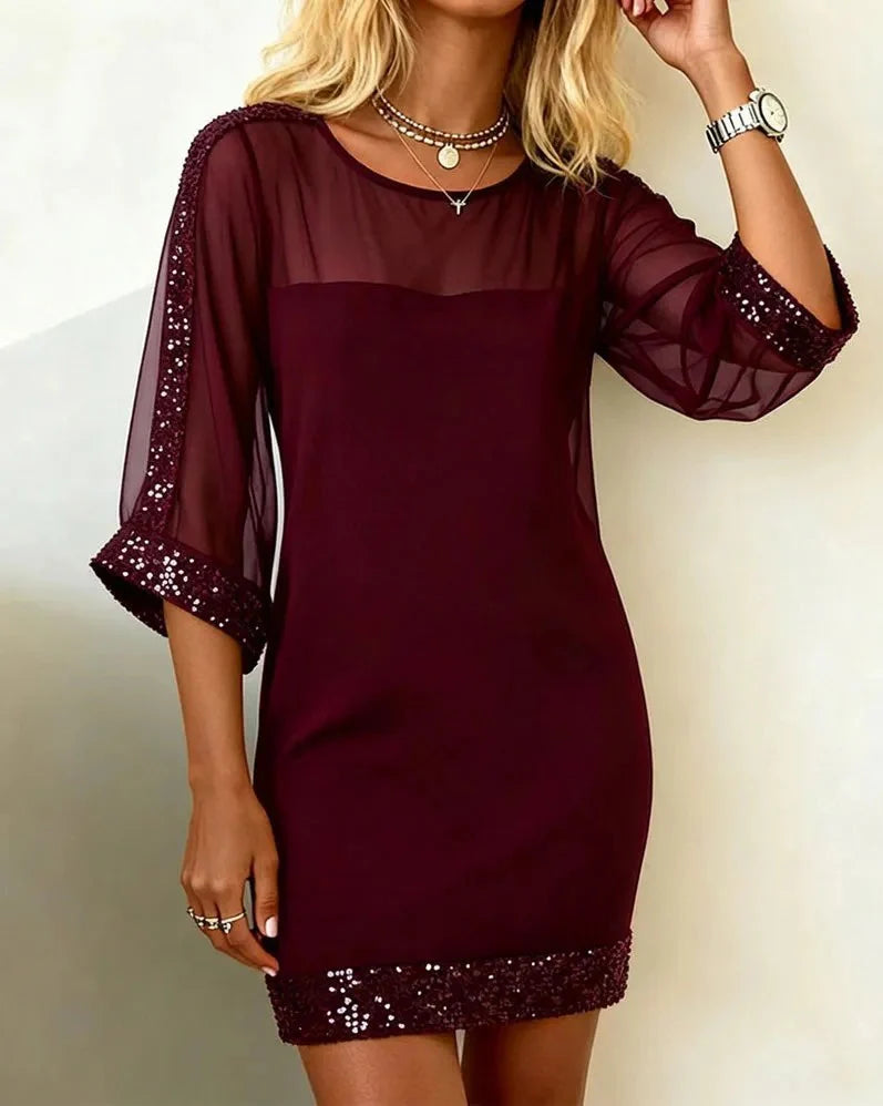 Nysa - Elegant Chiffon Maxi Dress