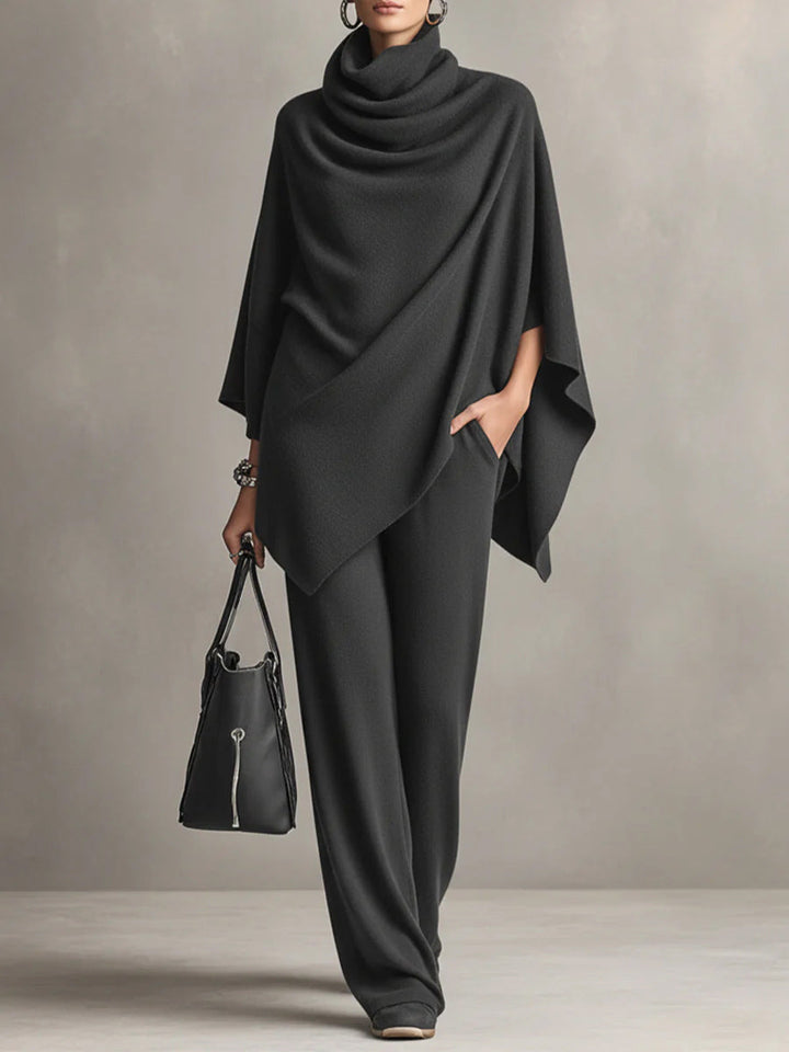 Sarina | Elegant Drape Two-Piece Set