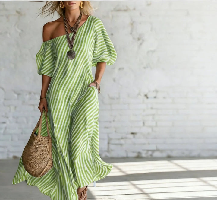 Alysha | Elegant Floral Print Maxi Dress
