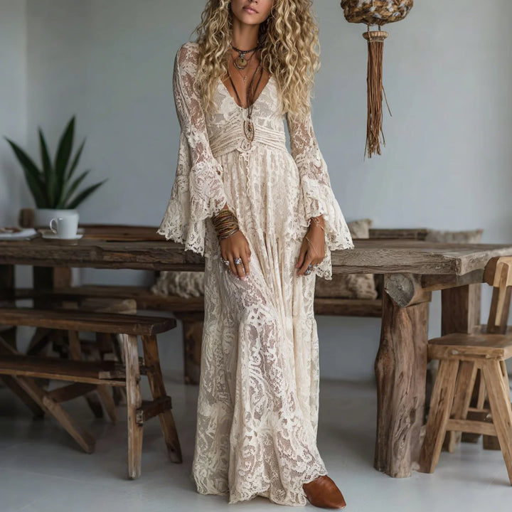 Noelene | Floral Print Maxi Dress